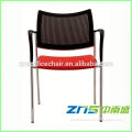 Hot sell cheap aluminum stackable banquet chairs with red upholstery